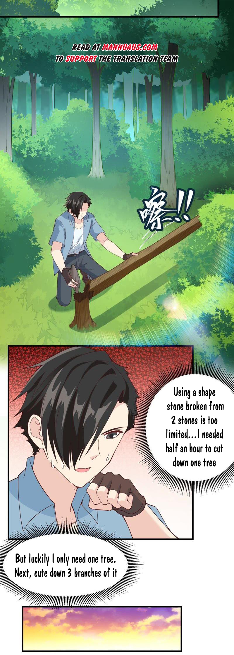 Survive on a deserted island with beautiful girls Chapter 6 page 10
