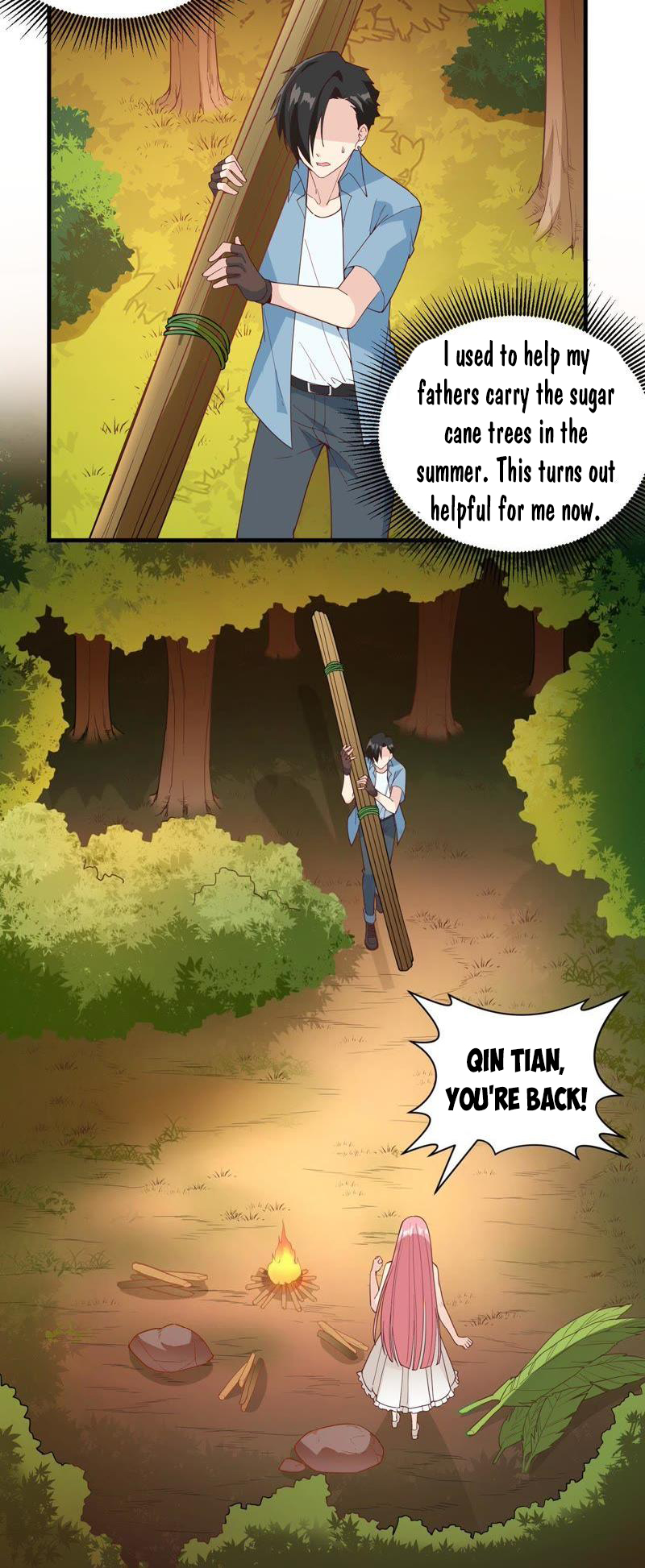 Survive on a deserted island with beautiful girls Chapter 6 page 12