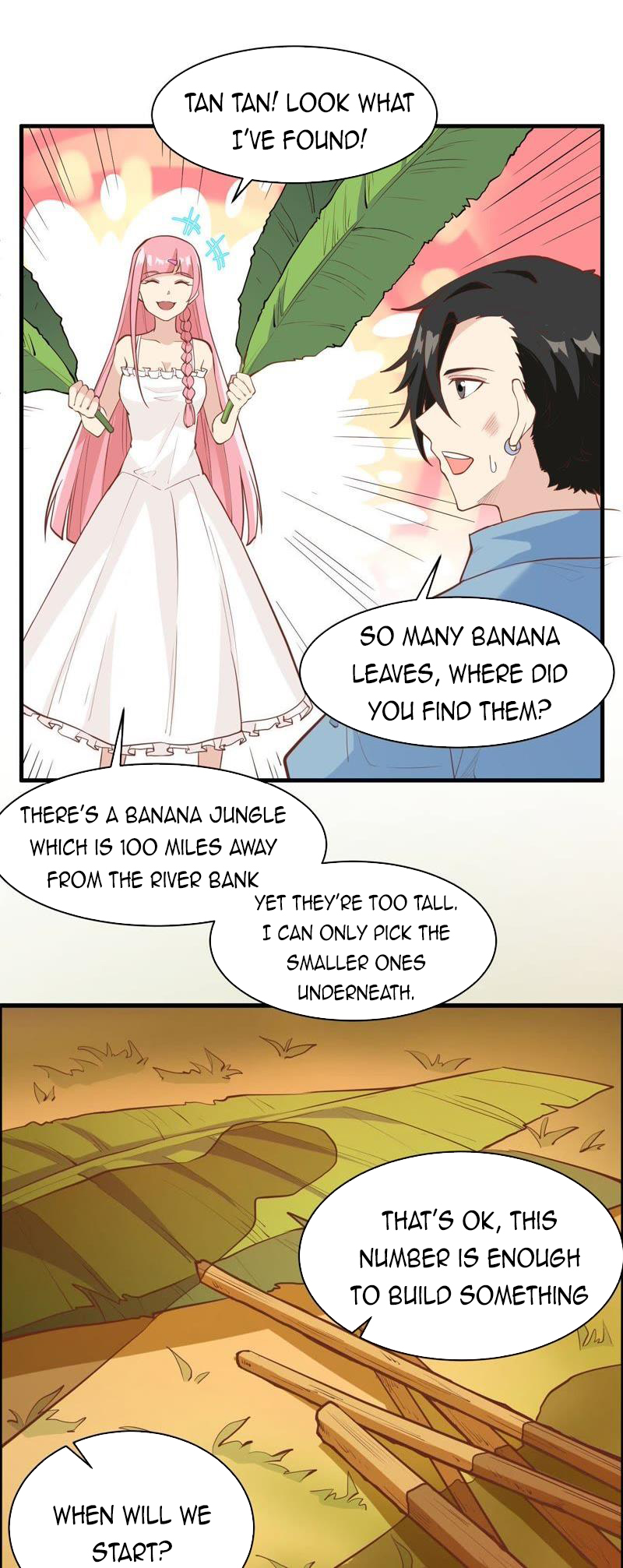 Survive on a deserted island with beautiful girls Chapter 6 page 13
