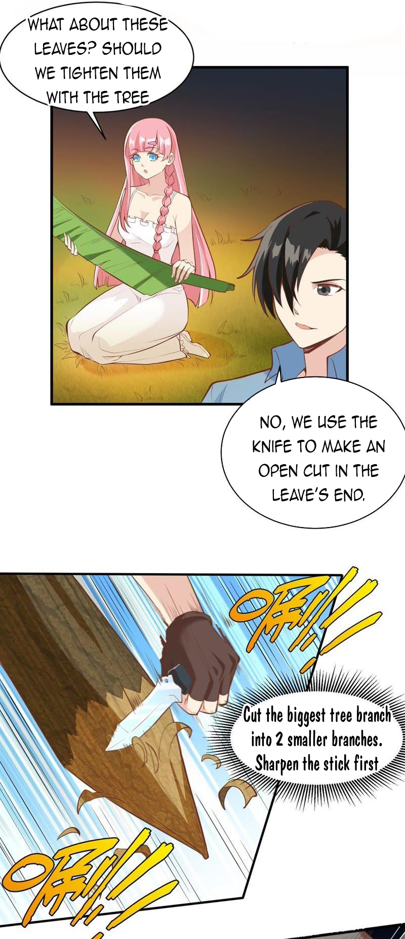 Survive on a deserted island with beautiful girls Chapter 6 page 15