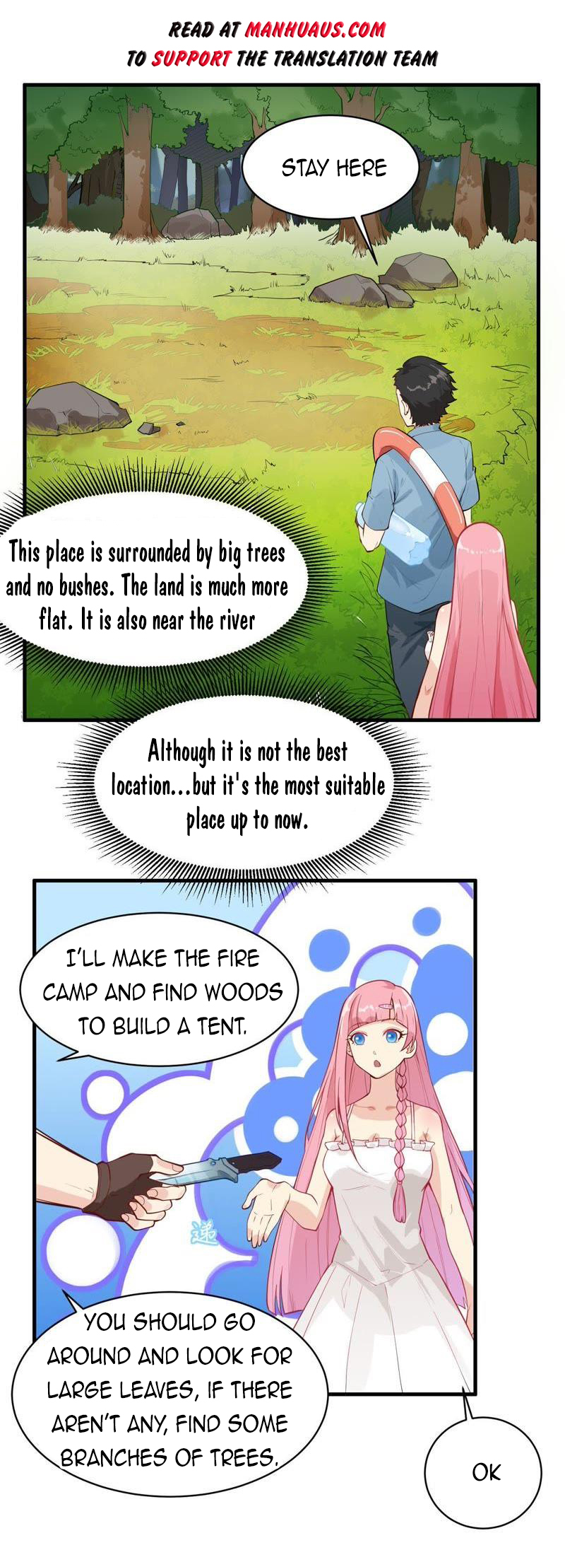 Survive on a deserted island with beautiful girls Chapter 6 page 5