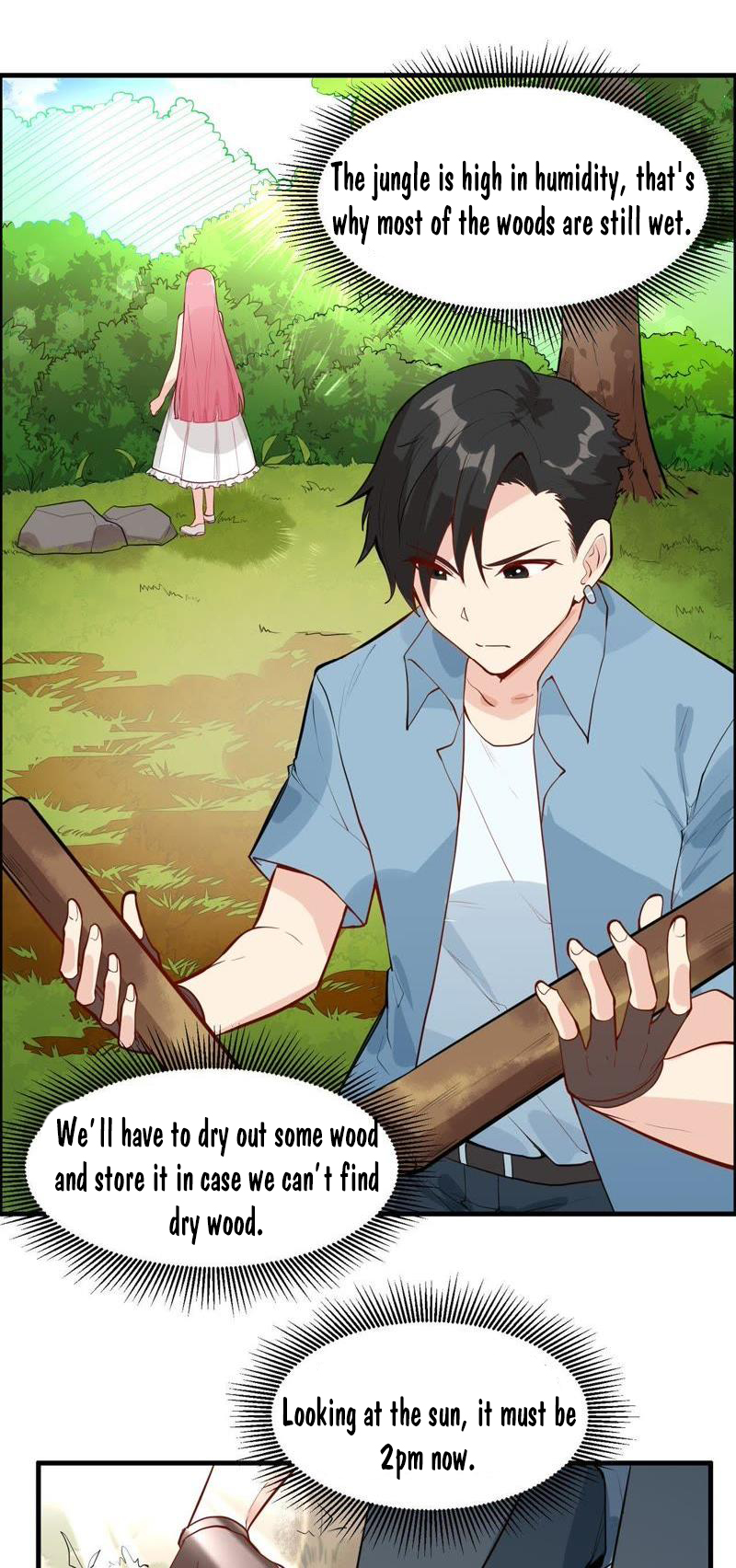 Survive on a deserted island with beautiful girls Chapter 6 page 6
