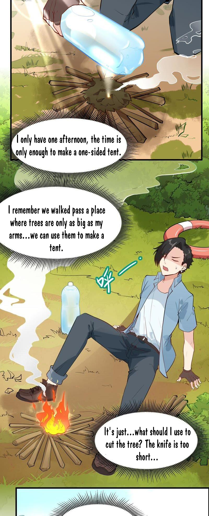 Survive on a deserted island with beautiful girls Chapter 6 page 7