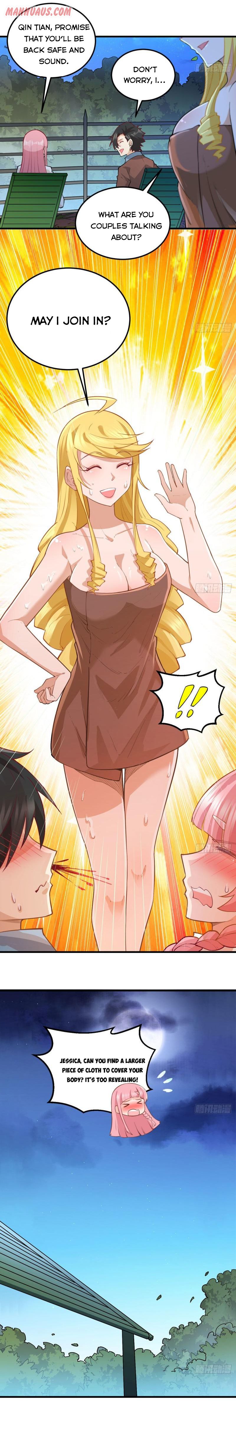Survive on a deserted island with beautiful girls Chapter 70 page 9