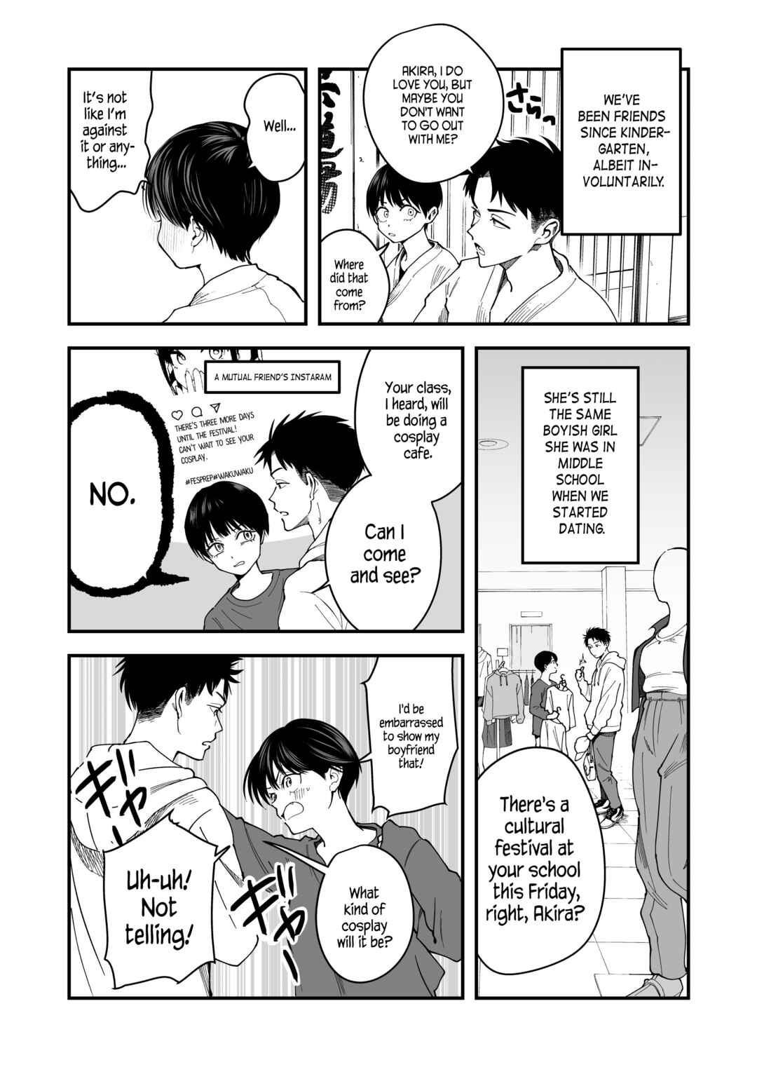 Takou no Boyish Kanojo Chapter 1 page 1