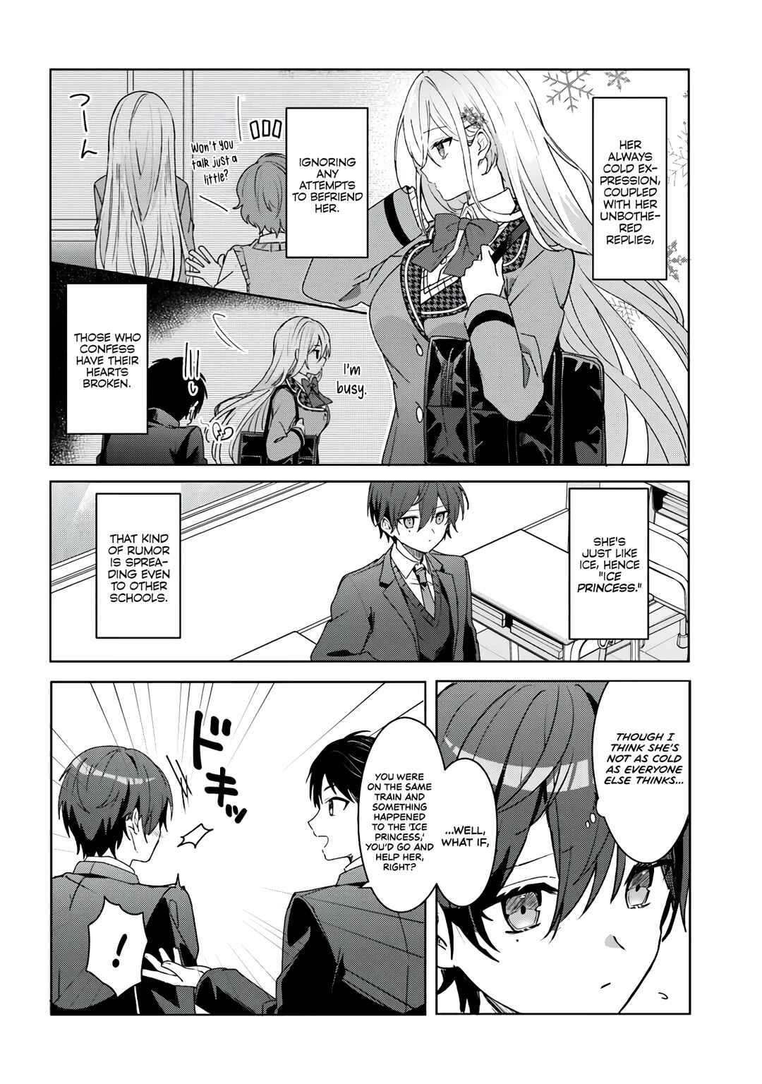 Takou no Koori Hime wo Tasuketara, Otomodachi kara Hajimeru Koto ni Narimashita Chapter 1.1 page 11