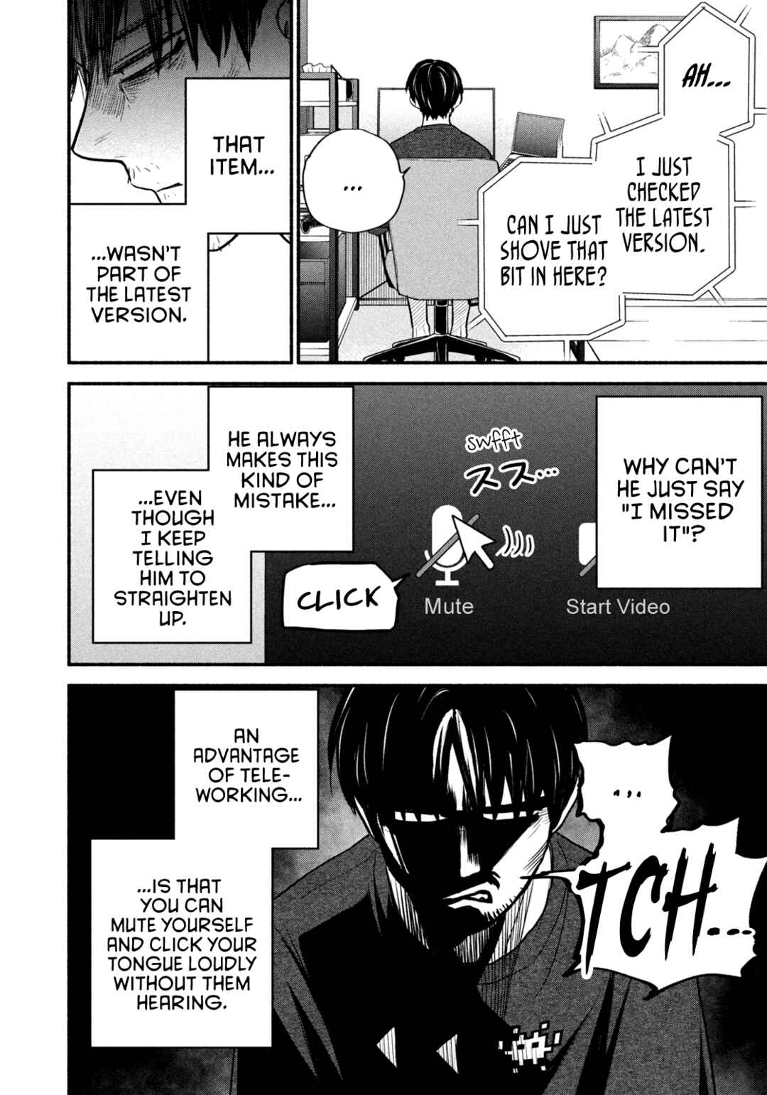Telework Yotabanashi Chapter 6 page 1