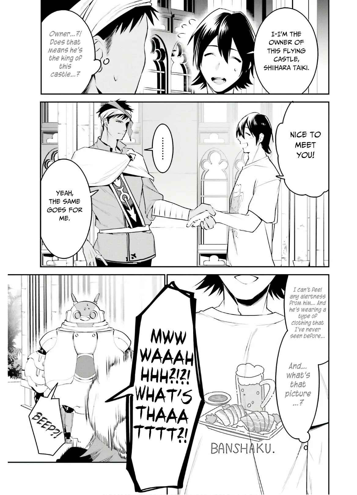 Tenkuu no Shiro o Moratta no de Isekai de Tanoshiku Asobitai Chapter 13 page 9