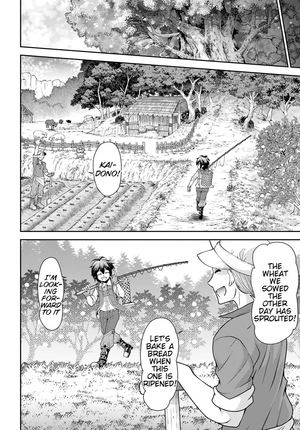 Tenohira Kaitaku Mura de Isekai Kenkokuki ~Fueteku Yome-tachi to Nonbiri Mujintou Life~ Chapter 20 page 9
