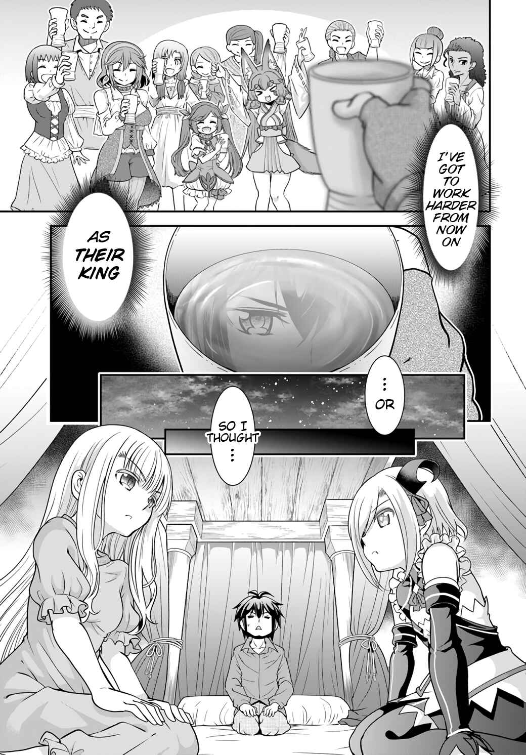 Tenohira Kaitaku Mura de Isekai Kenkokuki ~Fueteku Yome-tachi to Nonbiri Mujintou Life~ Chapter 20 page 15