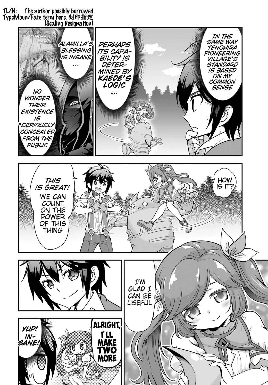 Tenohira Kaitaku Mura de Isekai Kenkokuki ~Fueteku Yome-tachi to Nonbiri Mujintou Life~ Chapter 20 page 7