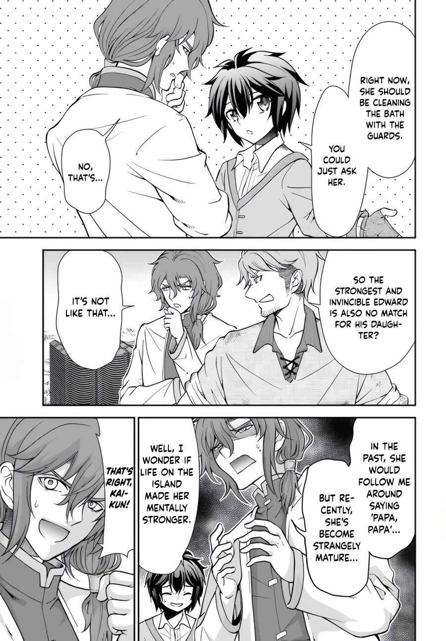 Tenohira Kaitaku Mura de Isekai Kenkokuki ~Fueteku Yome-tachi to Nonbiri Mujintou Life~ Chapter 43 page 25