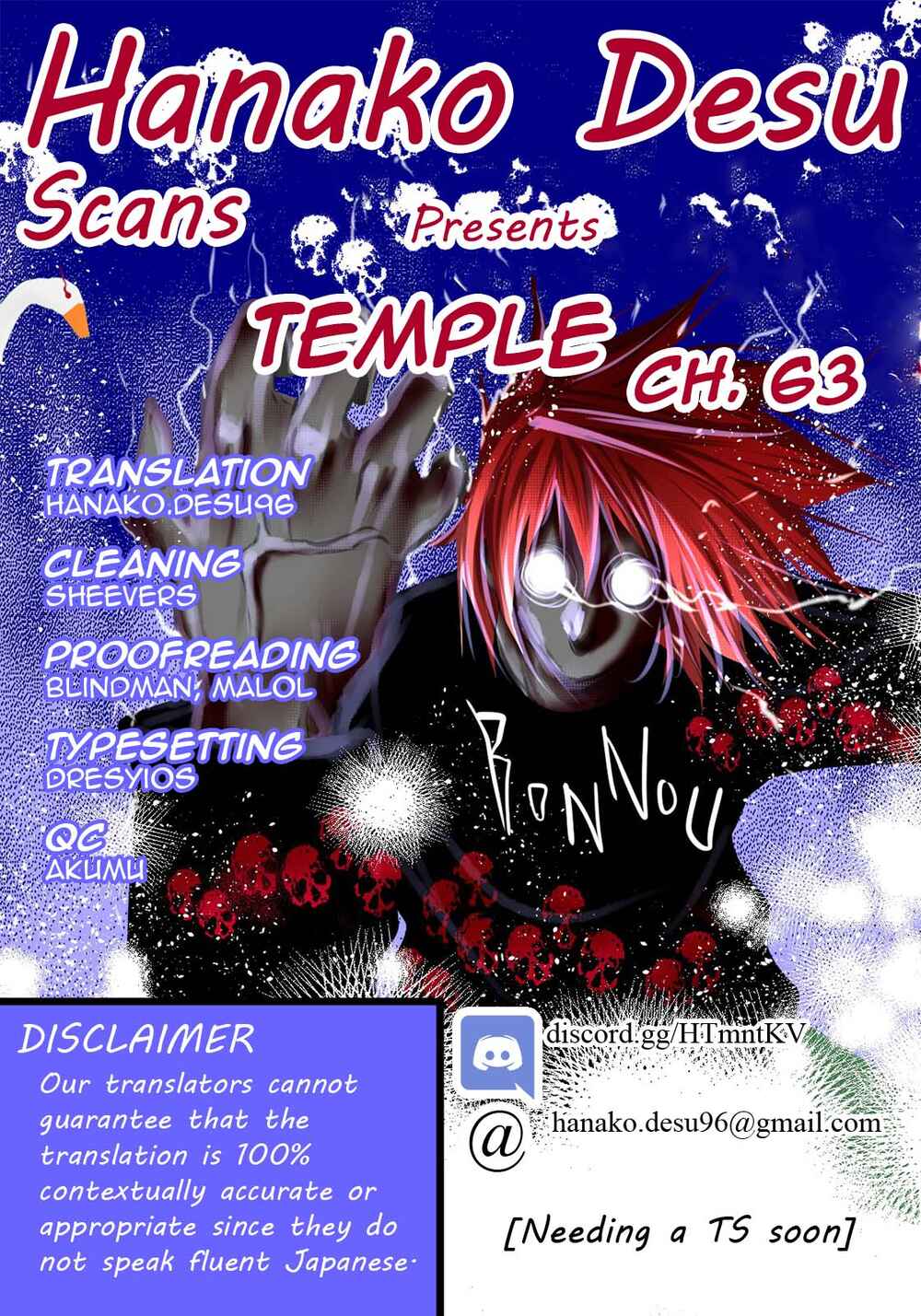 TenPuru -No One Can Live on Loneliness- Chapter 63 page 0