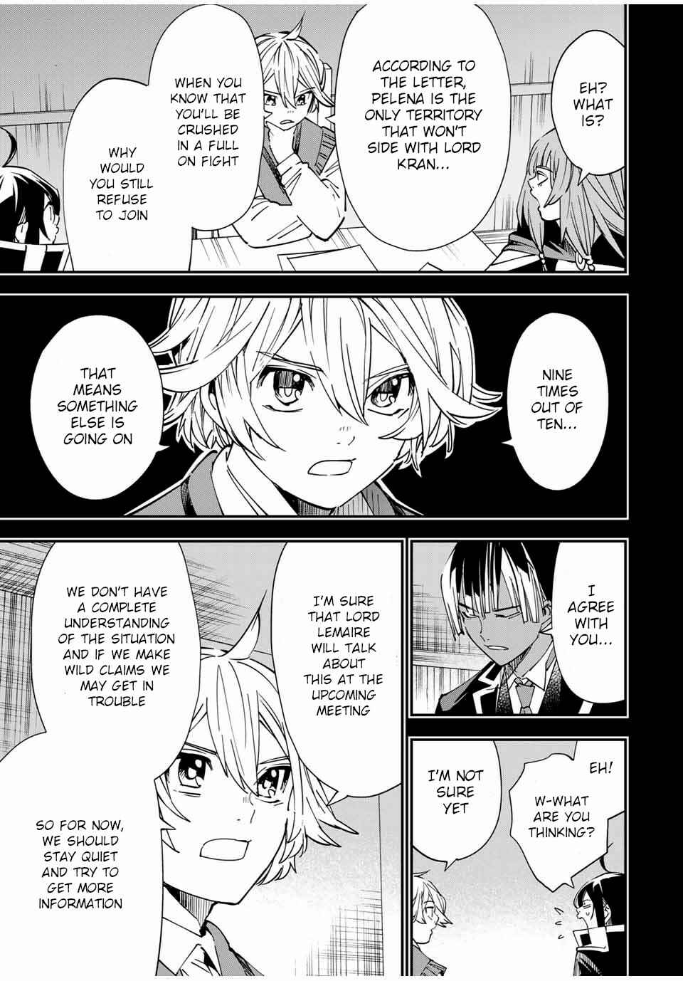 Tensei Kizoku, Kantei Skill de Nariagaru ~Jakushou Ryouchi o Uketsuida node, Yuushuu na Jinzai o Fuyashiteitara, Saikyou Ryouchi ni Natteta~ Chapter 33 page 12