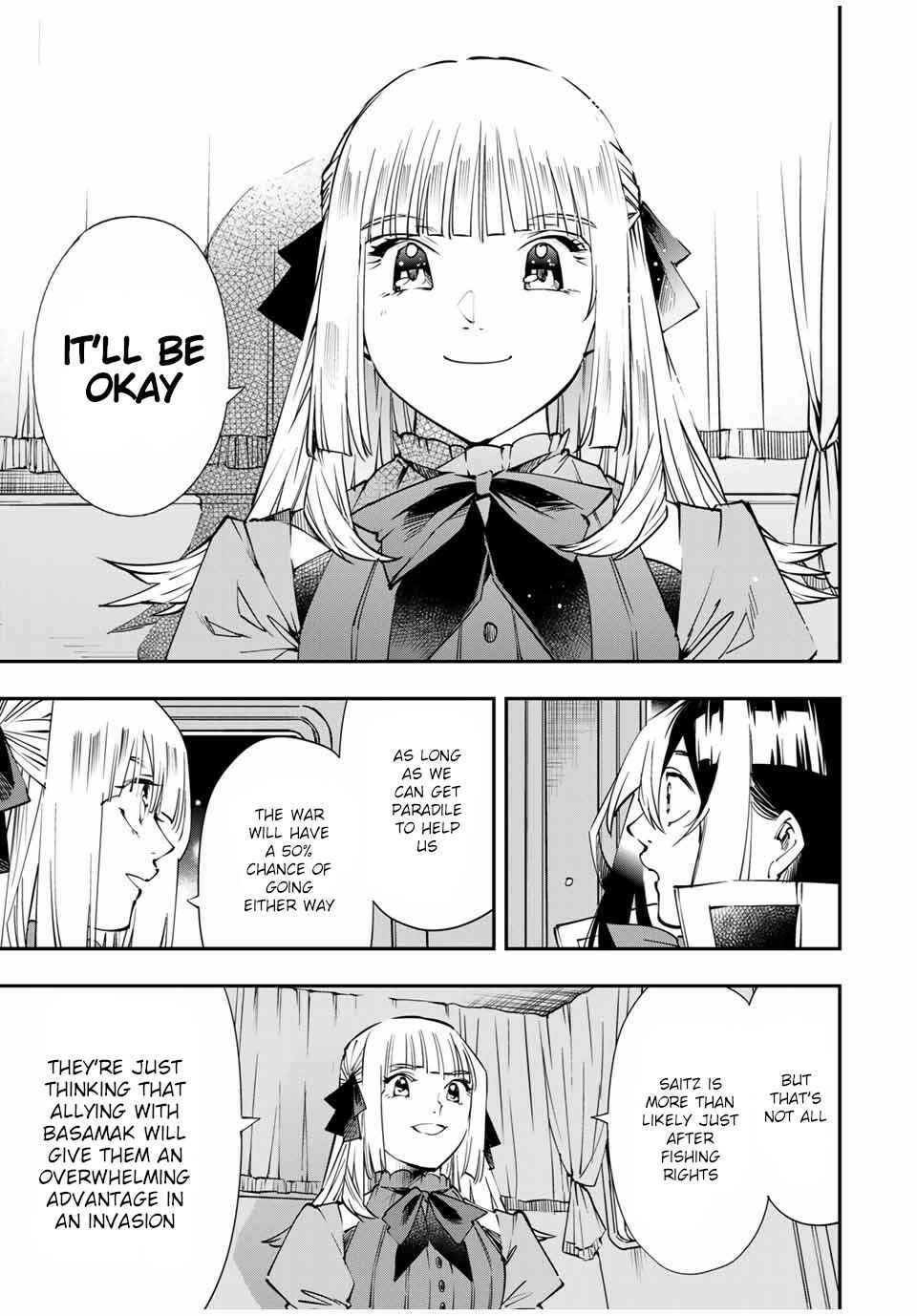 Tensei Kizoku, Kantei Skill de Nariagaru ~Jakushou Ryouchi o Uketsuida node, Yuushuu na Jinzai o Fuyashiteitara, Saikyou Ryouchi ni Natteta~ Chapter 54 page 14