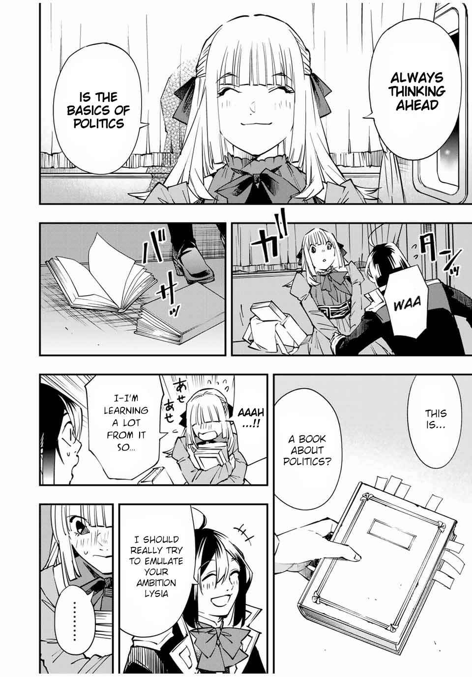 Tensei Kizoku, Kantei Skill de Nariagaru ~Jakushou Ryouchi o Uketsuida node, Yuushuu na Jinzai o Fuyashiteitara, Saikyou Ryouchi ni Natteta~ Chapter 54 page 17