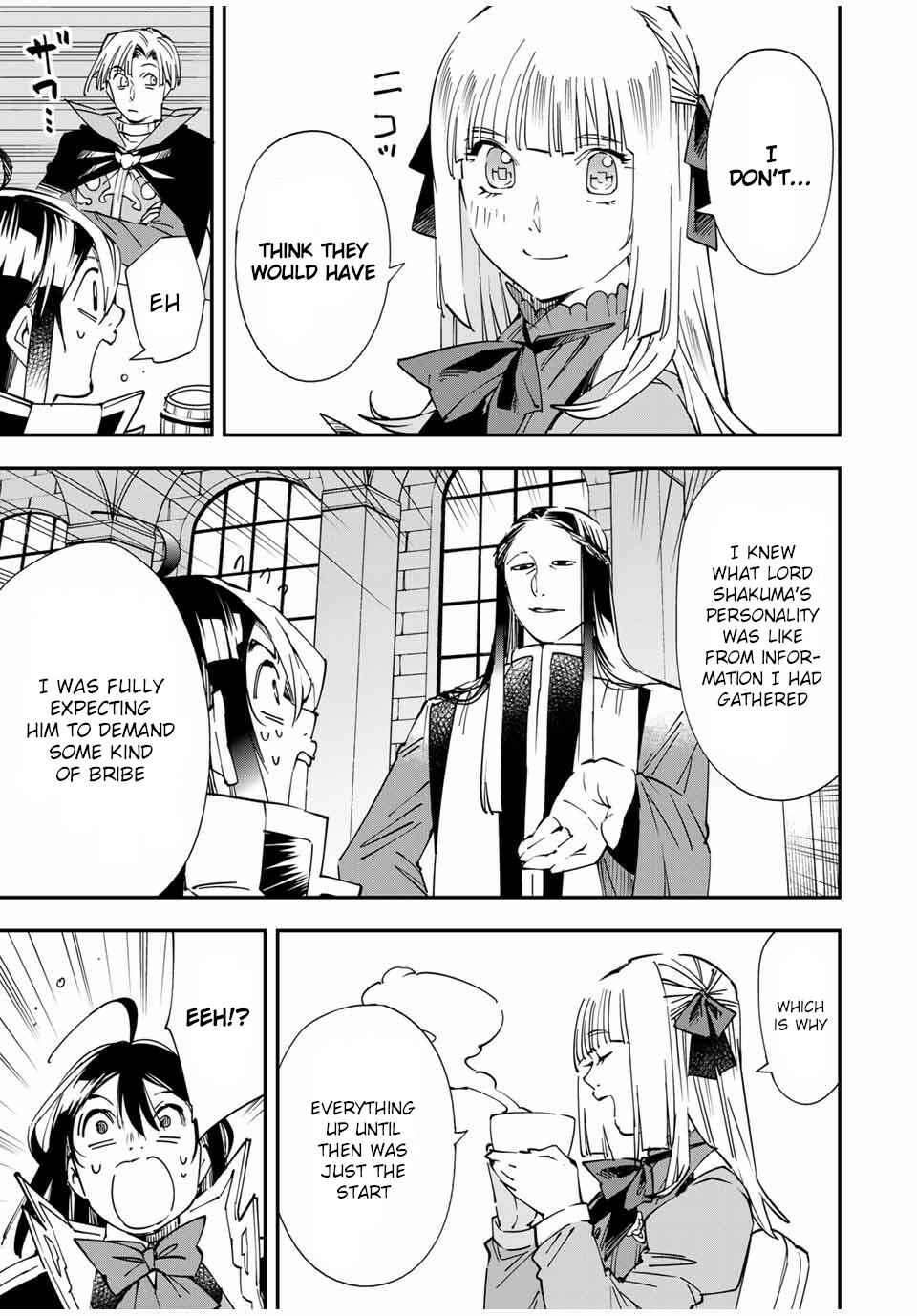 Tensei Kizoku, Kantei Skill de Nariagaru ~Jakushou Ryouchi o Uketsuida node, Yuushuu na Jinzai o Fuyashiteitara, Saikyou Ryouchi ni Natteta~ Chapter 59 page 2