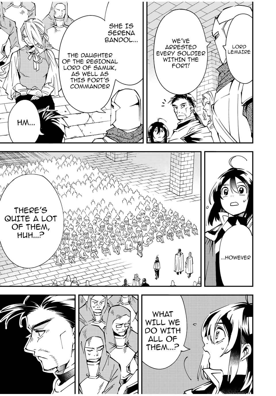 Tensei Kizoku, Kantei Skill de Nariagaru ~Jakushou Ryouchi o Uketsuida node, Yuushuu na Jinzai o Fuyashiteitara, Saikyou Ryouchi ni Natteta~ Chapter 71 page 2