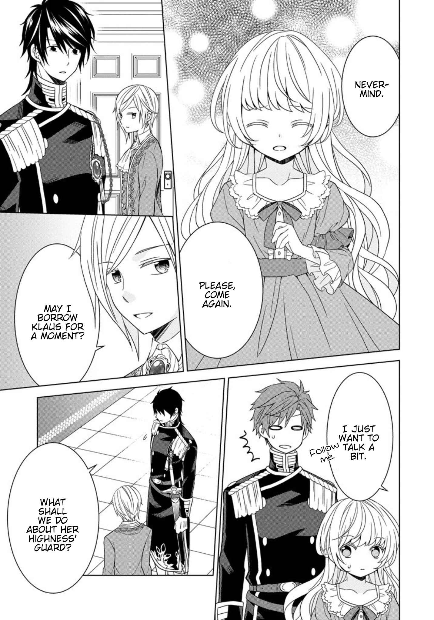 Tensei Oujo wa Kyou mo Hata wo Tatakioru Chapter 13 page 23