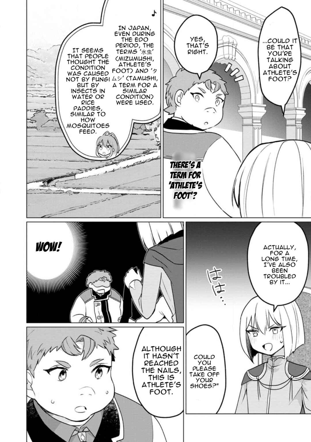 Tensei Saki ga Zannen Ouji Datta Ken ~Ima wa Fukkin 1-kai mo Dekinai kedo Yasete Isekai Sukuimasu~ Chapter 18 page 11