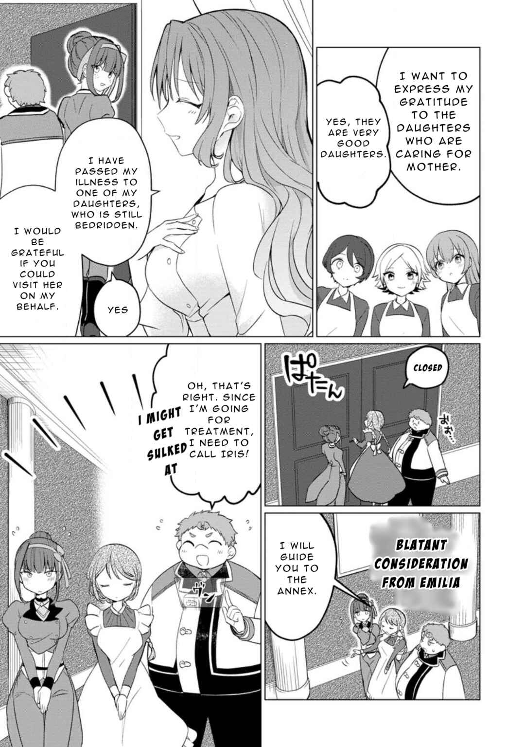 Tensei Saki ga Zannen Ouji Datta Ken ~Ima wa Fukkin 1-kai mo Dekinai kedo Yasete Isekai Sukuimasu~ Chapter 21 page 12