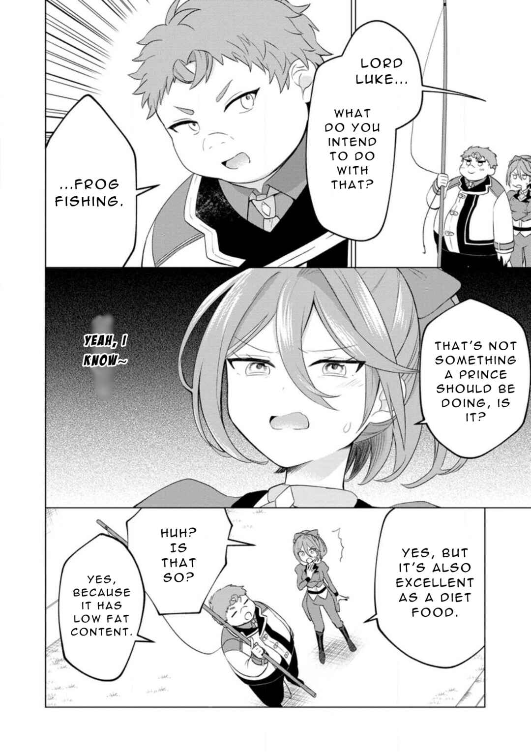 Tensei Saki ga Zannen Ouji Datta Ken ~Ima wa Fukkin 1-kai mo Dekinai kedo Yasete Isekai Sukuimasu~ Chapter 21 page 21