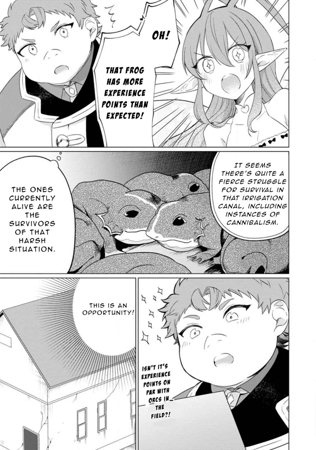 Tensei Saki ga Zannen Ouji Datta Ken ~Ima wa Fukkin 1-kai mo Dekinai kedo Yasete Isekai Sukuimasu~ Chapter 21 page 24