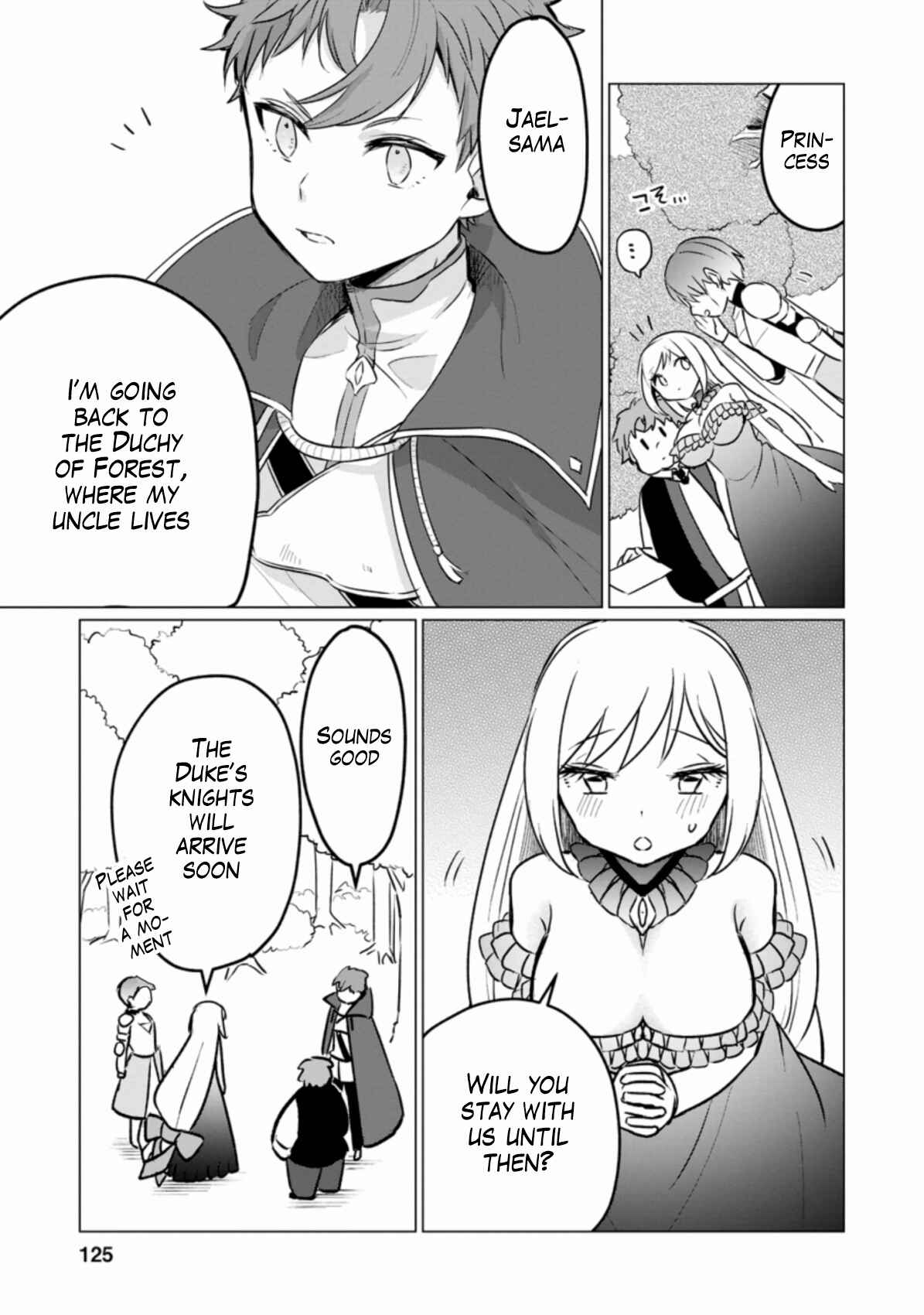 Tensei Saki ga Zannen Ouji Datta Ken ~Ima wa Fukkin 1-kai mo Dekinai kedo Yasete Isekai Sukuimasu~ Chapter 4 page 29