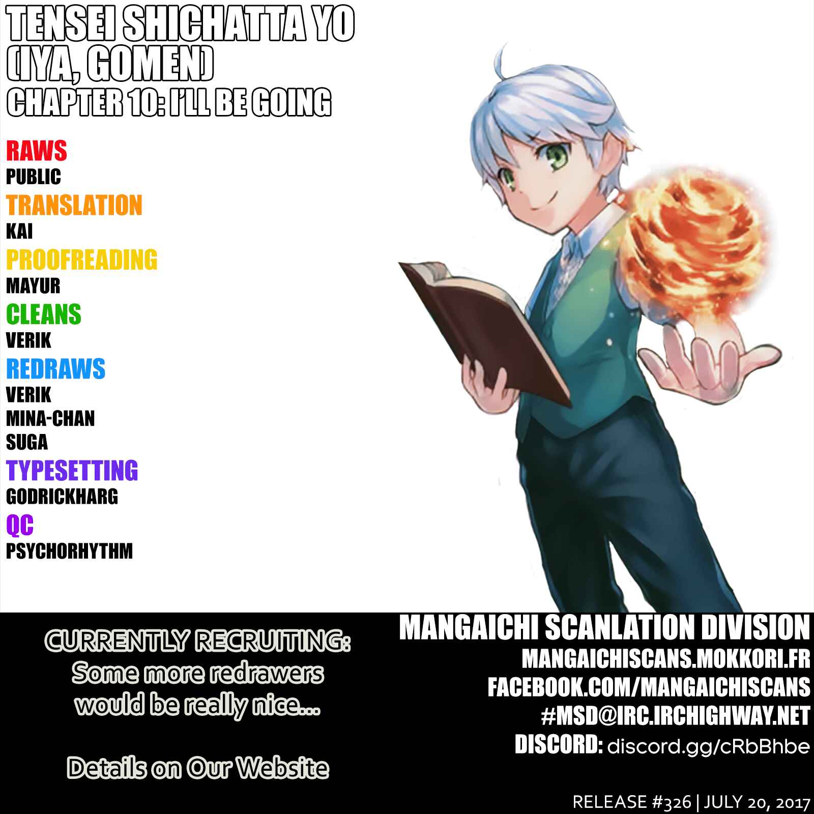 Tensei Shichattayo (Iya, Gomen) Chapter 10 page 1