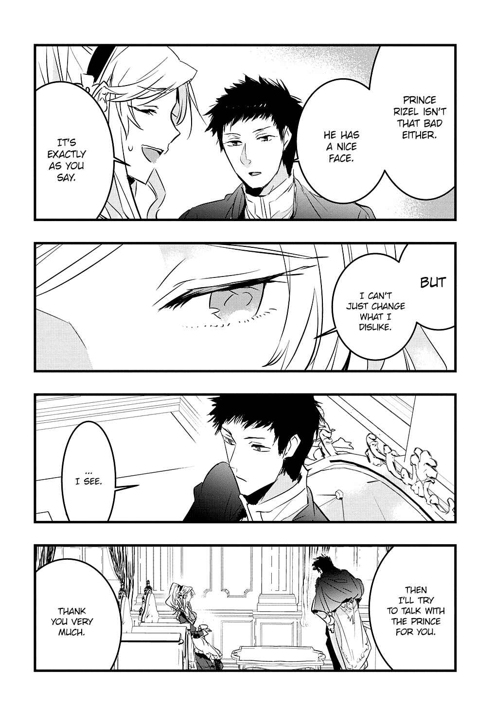 Tensei Shita Akuyaku Reijou wa Fukushuu wo Nozomanai THE COMIC Chapter 4 page 14