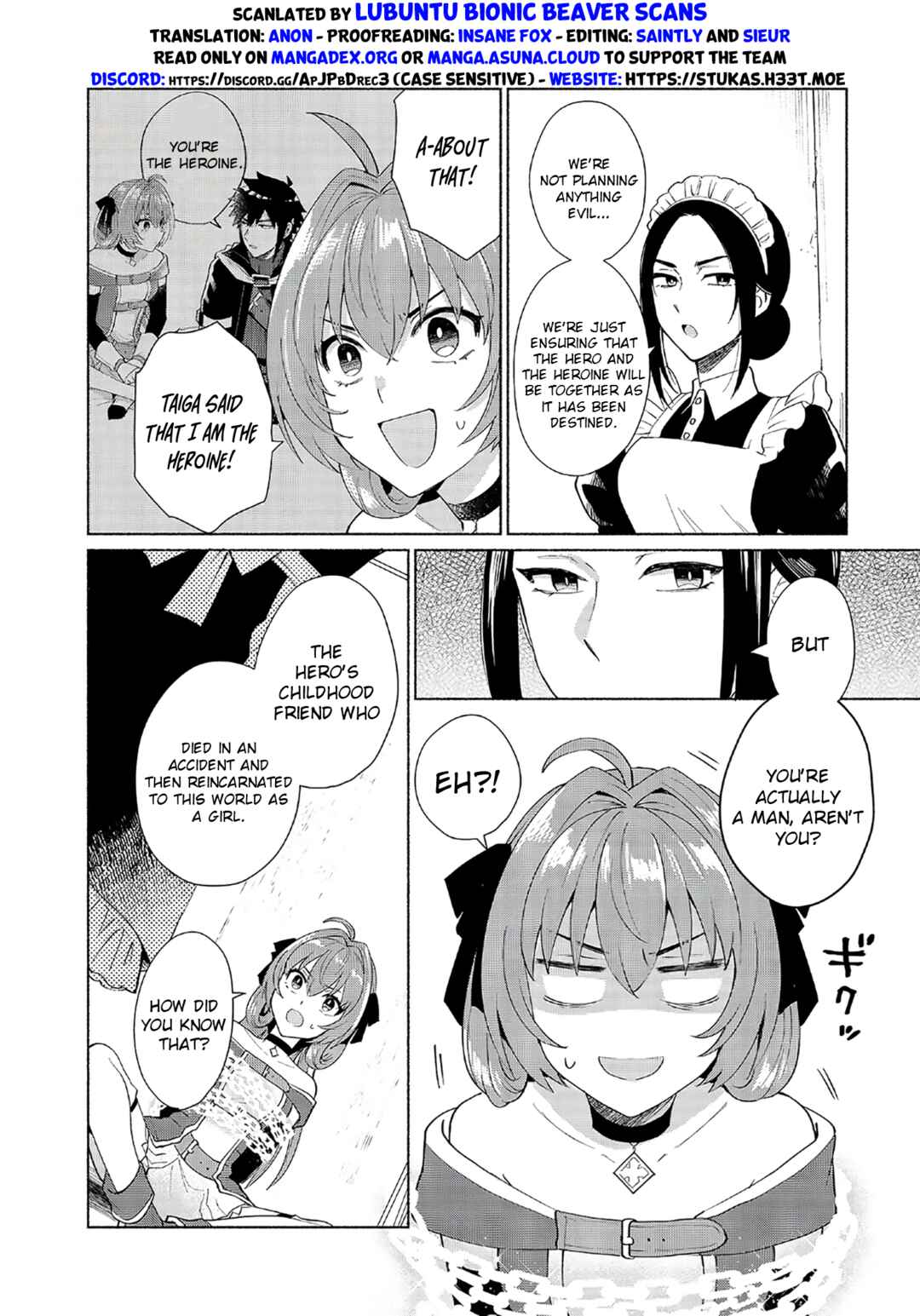 Tensei Shitara Ore ga Heroine de Aitsu ga Yuusha Datta Chapter 29 page 1