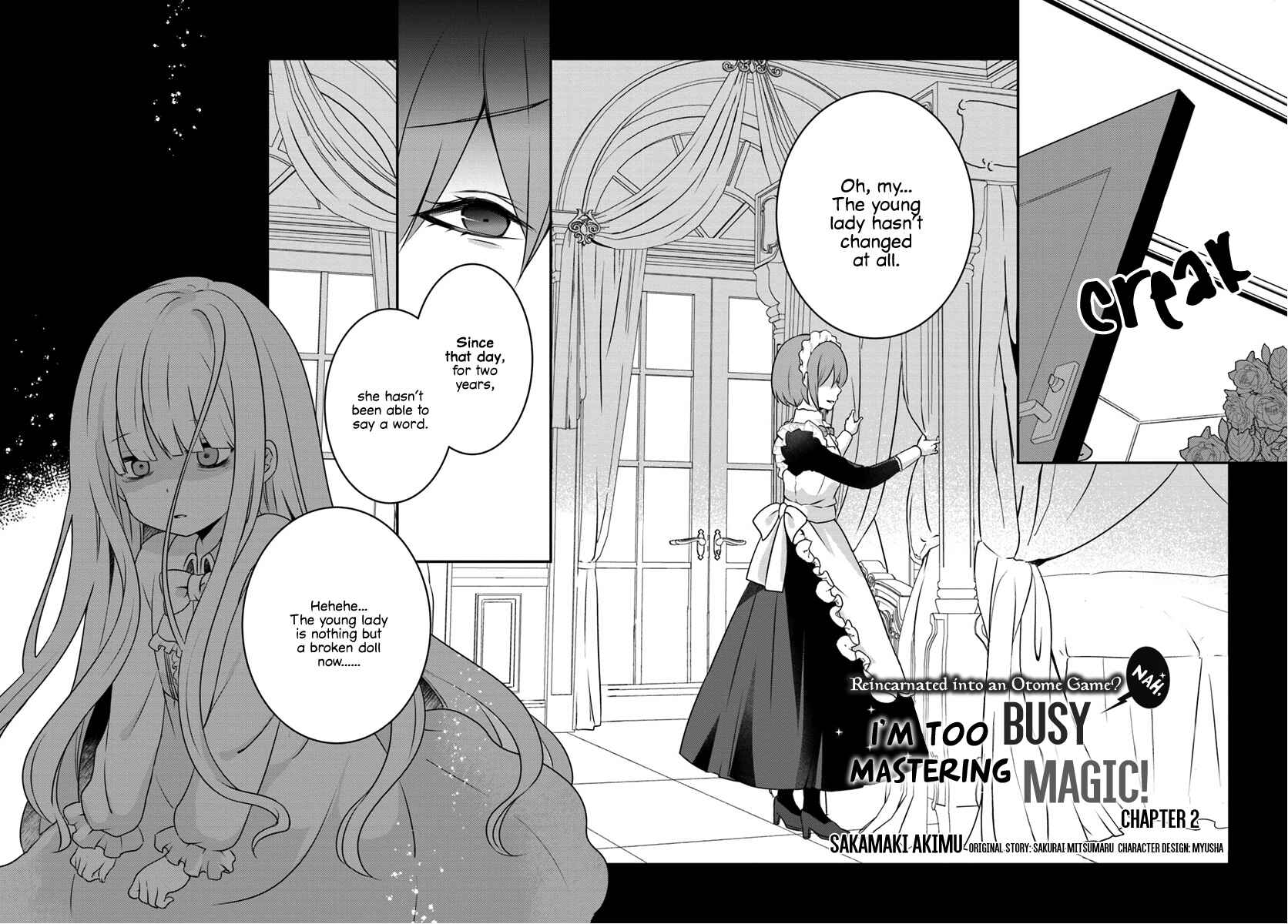 Tensei shitara Otome Game no Sekai? Ie, Majutsu wo Kiwameru no ni Isogashii no de sou iu no wa Kekkou desu Chapter 2.1 page 2