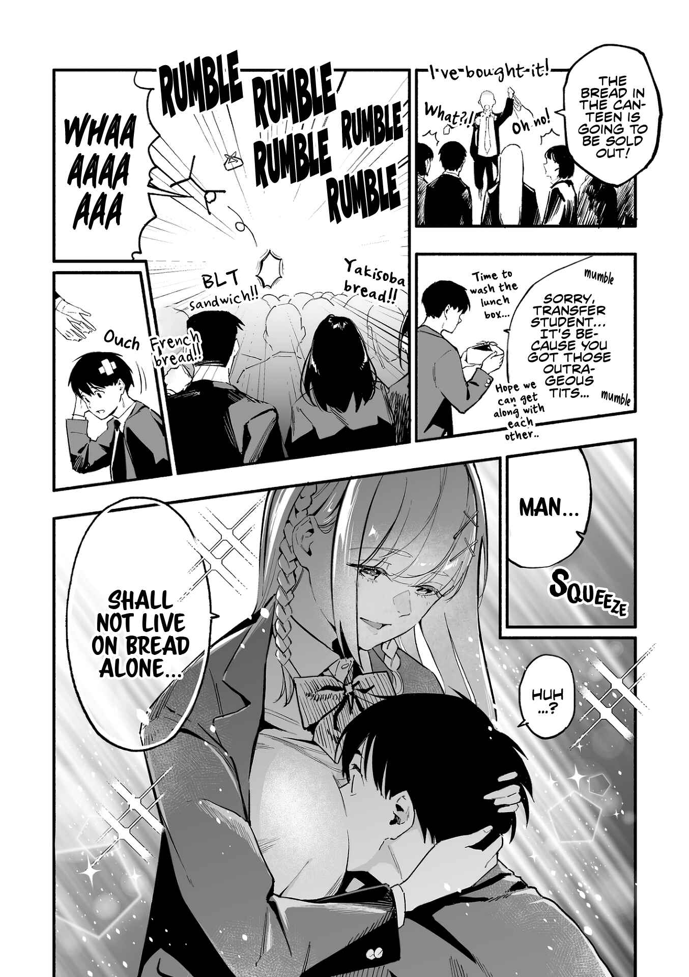 The Angelic Transfer Student and Mastophobia-kun Chapter 1 page 2