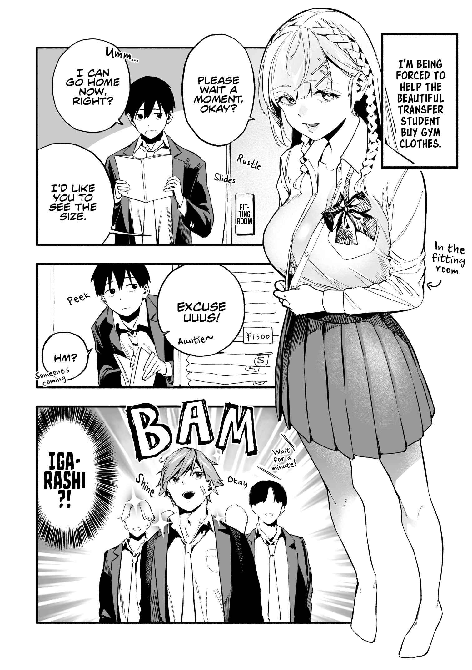 The Angelic Transfer Student and Mastophobia-kun Chapter 4 page 0