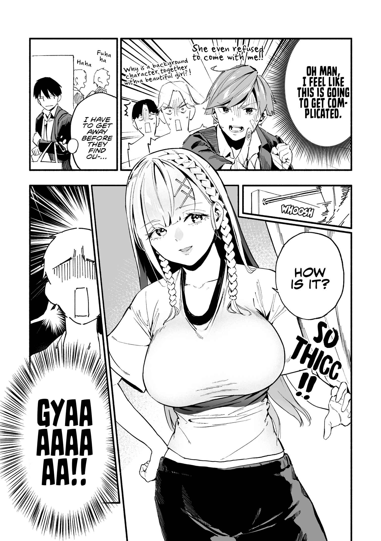 The Angelic Transfer Student and Mastophobia-kun Chapter 4 page 1