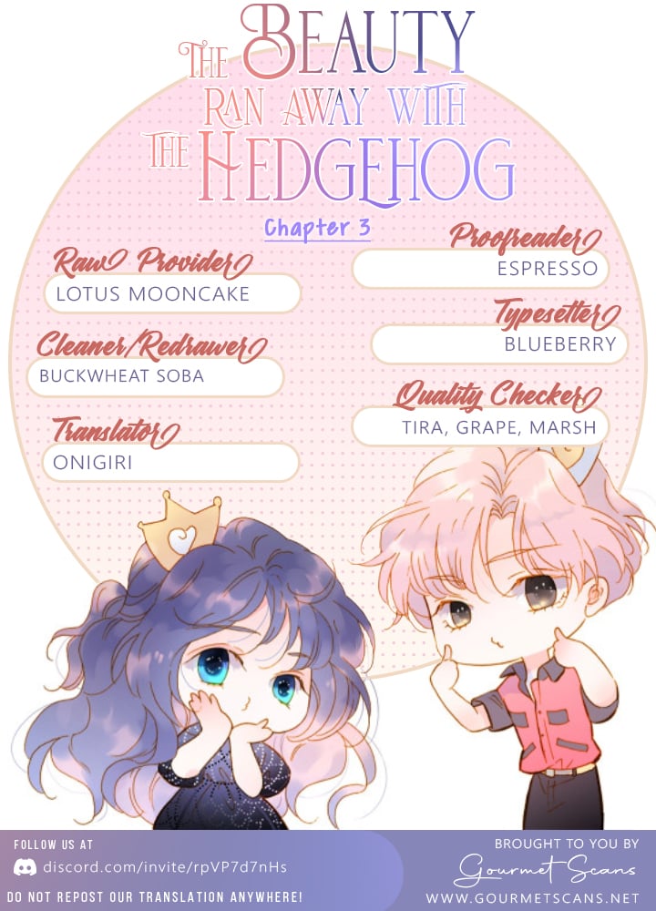The Beauty Ran Away With The Hedgehog Chapter 3 page 0