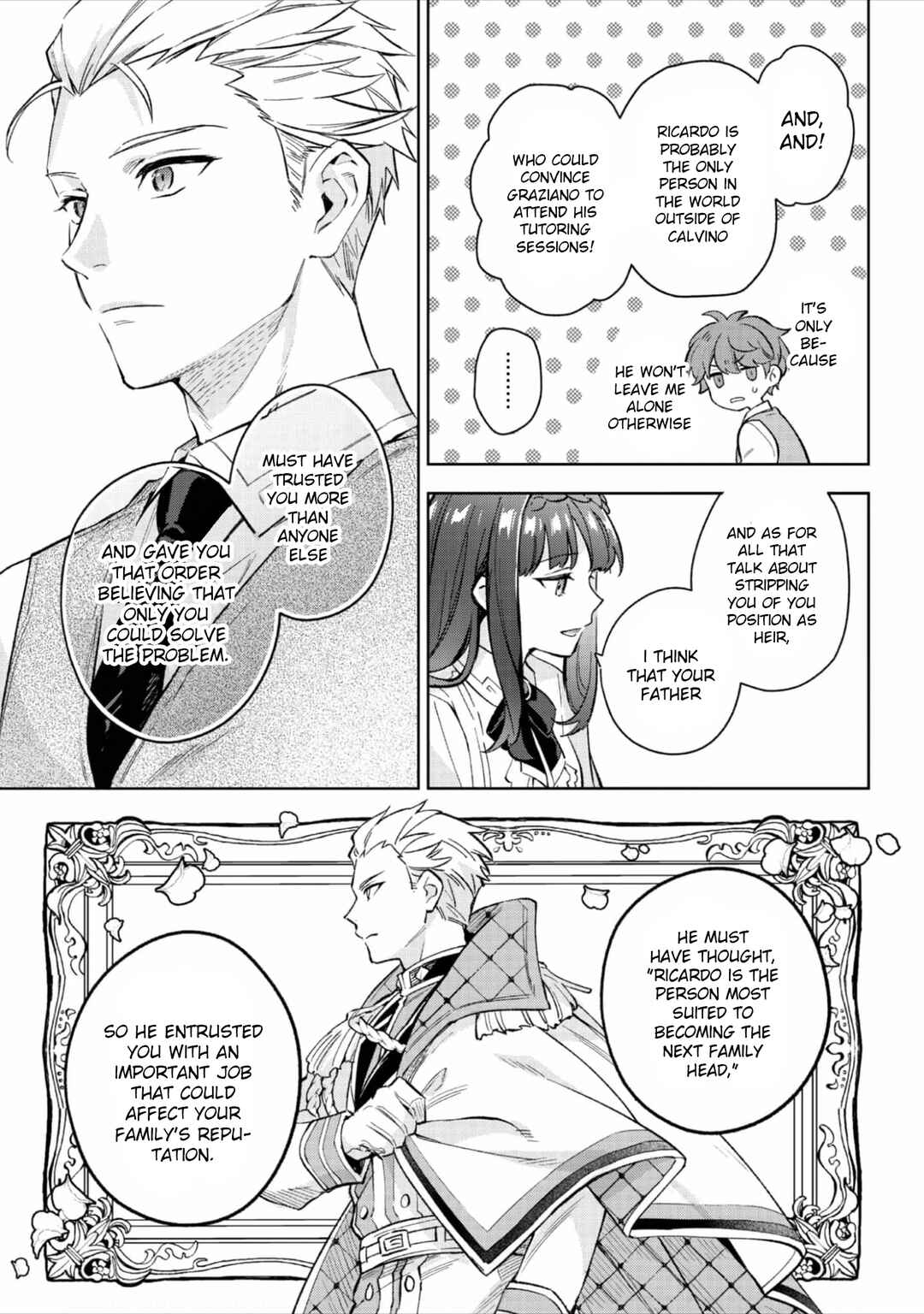The Beloved Daughter of a Crime Family Was Reincarnated as the Daughter of a Gangster in an Otome Game: Highest-Ranking Villain, That Doting Is Unnecessary! Chapter 20 page 13