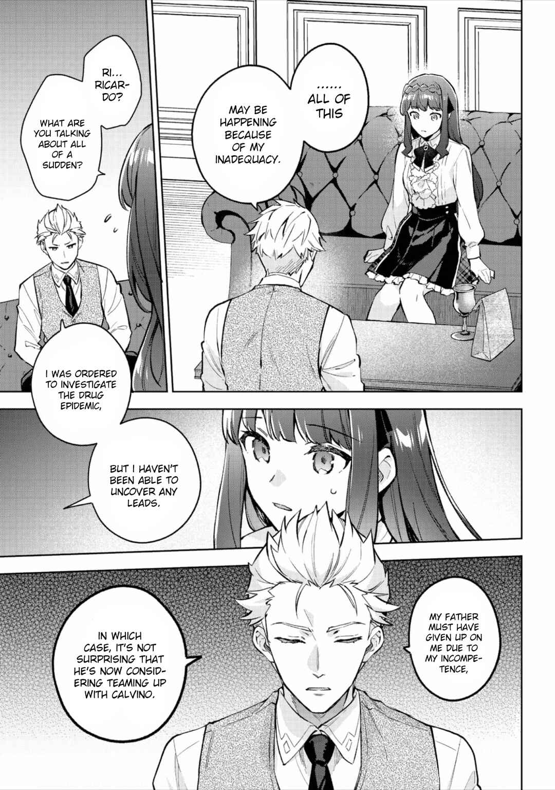 The Beloved Daughter of a Crime Family Was Reincarnated as the Daughter of a Gangster in an Otome Game: Highest-Ranking Villain, That Doting Is Unnecessary! Chapter 20 page 7