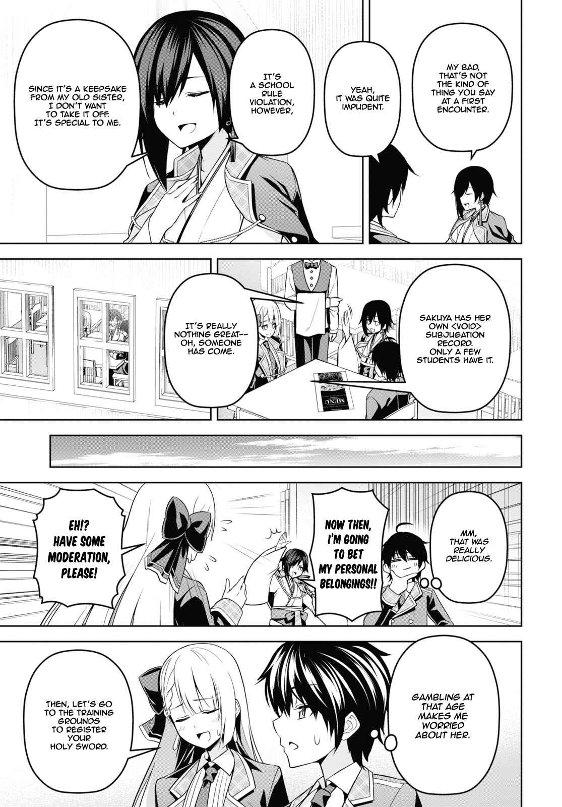 The Demon Sword Master of Excalibur Academy Chapter 4 page 23