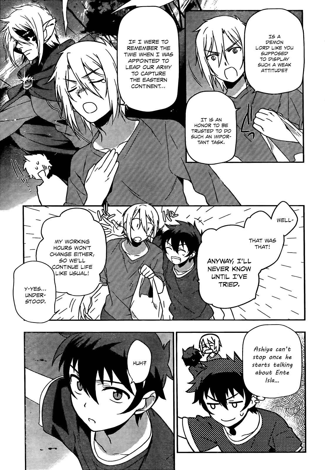 The Devil Is a Part-Timer! Chapter 12 page 21