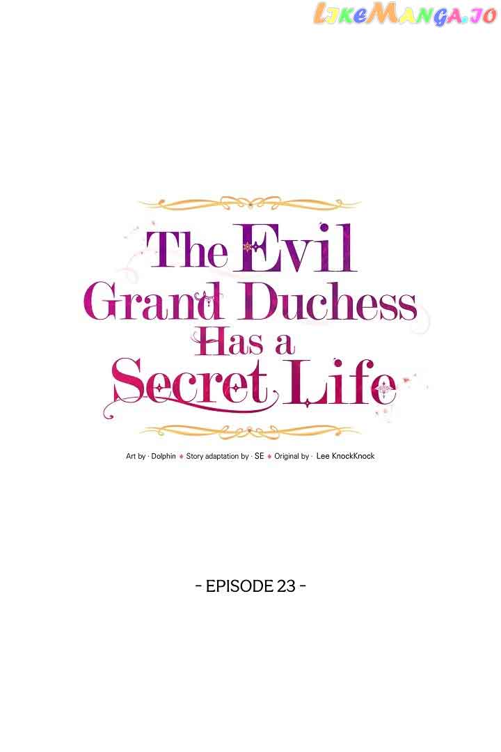 The Evil Grand Duchess Has a Secret Life Chapter 23 page 12