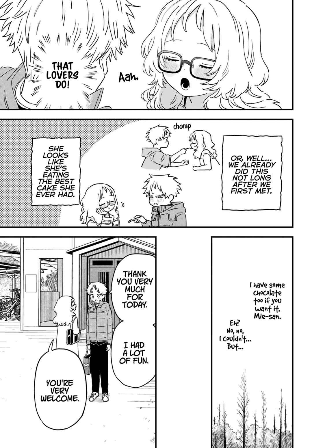 The Girl I Like Forgot Her Glasses Chapter 96 page 14