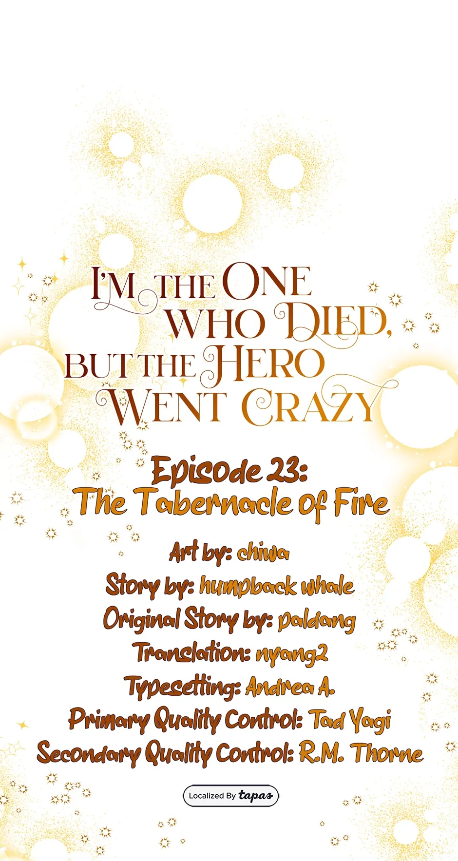 The Hero Went Crazy Even Though I’m the One Who Died Chapter 23 page 0