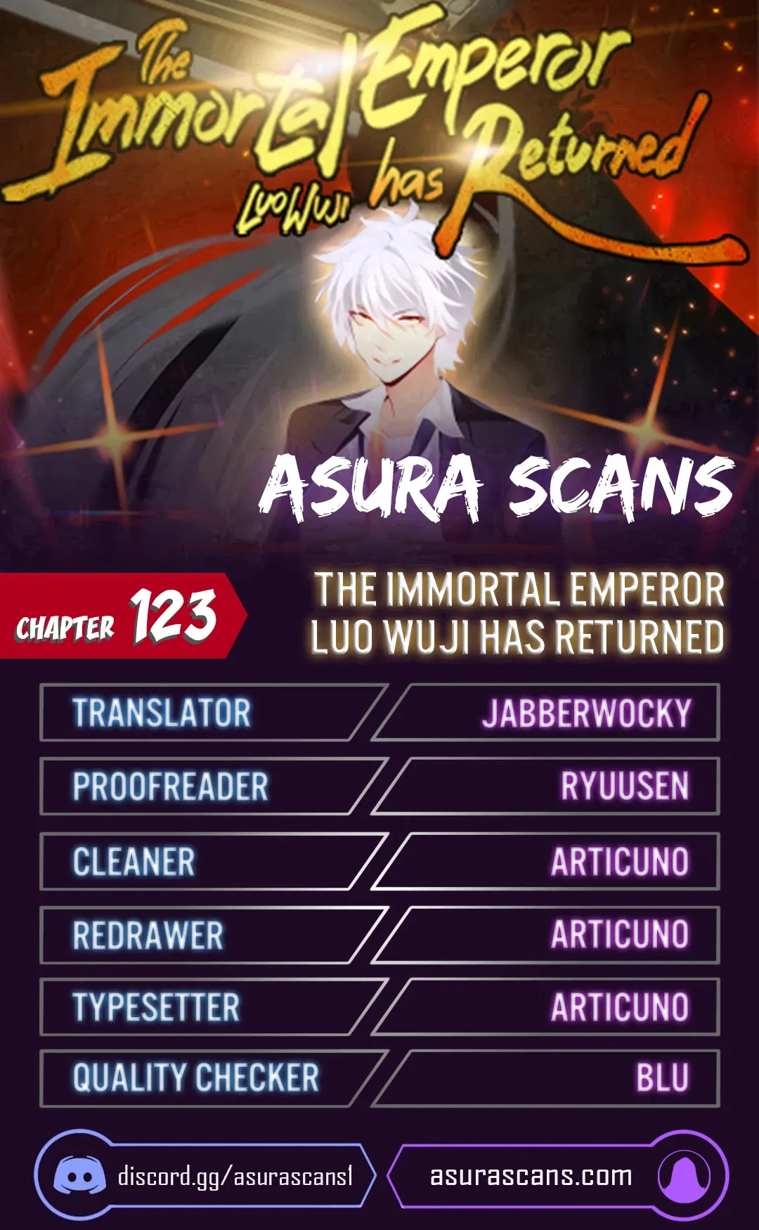 The Immortal Emperor Luo Wuji Has Returned Chapter 123 page 0
