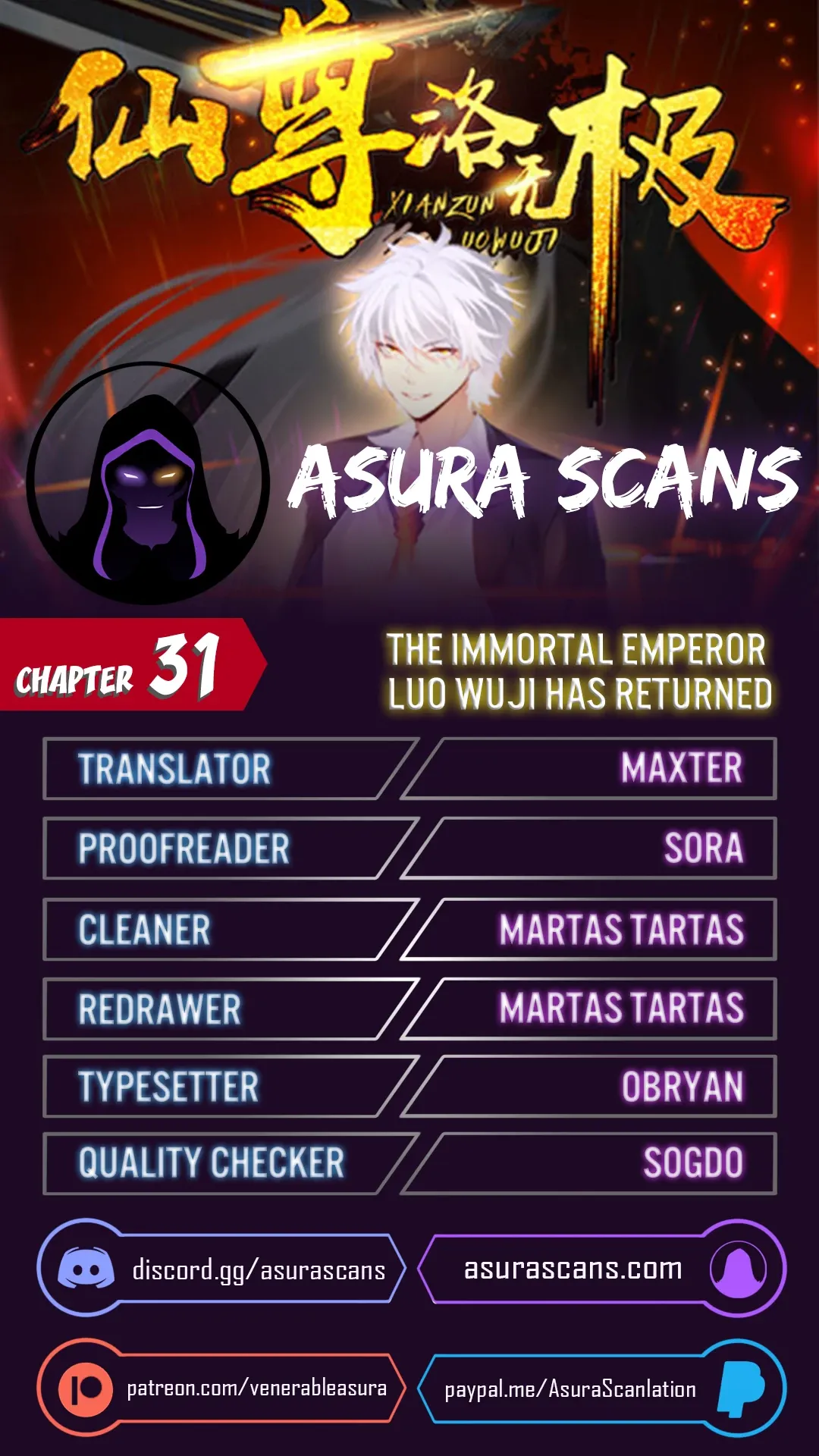 The Immortal Emperor Luo Wuji Has Returned Chapter 31 page 0