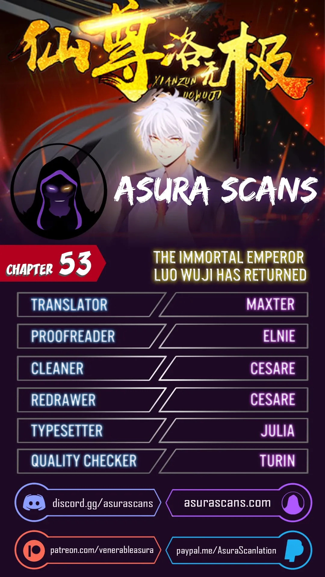 The Immortal Emperor Luo Wuji Has Returned Chapter 53 page 0