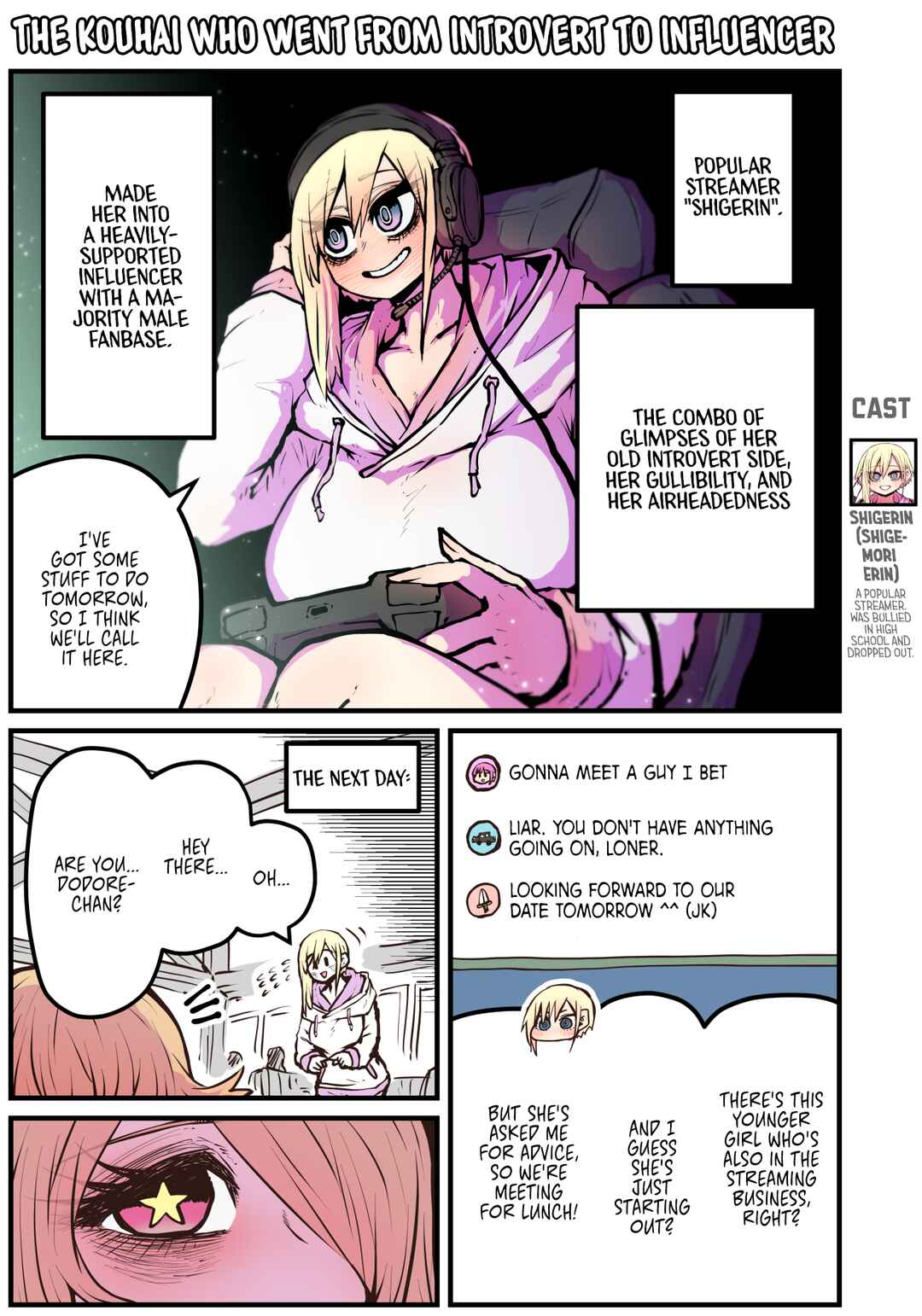 The Kouhai who Went from Introvert to Influencer Chapter 19 page 0
