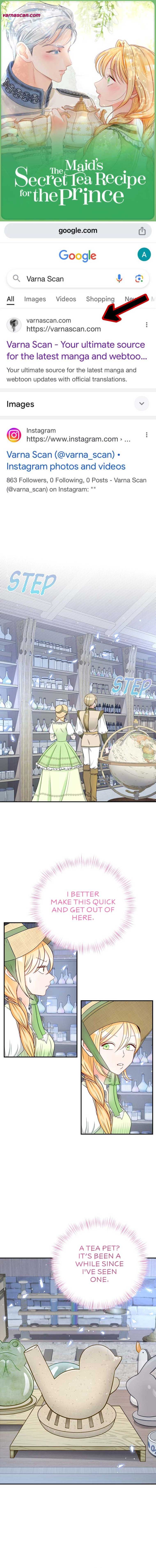 The Maid’s Secret Tea Recipe for the Prince Chapter 13 page 0