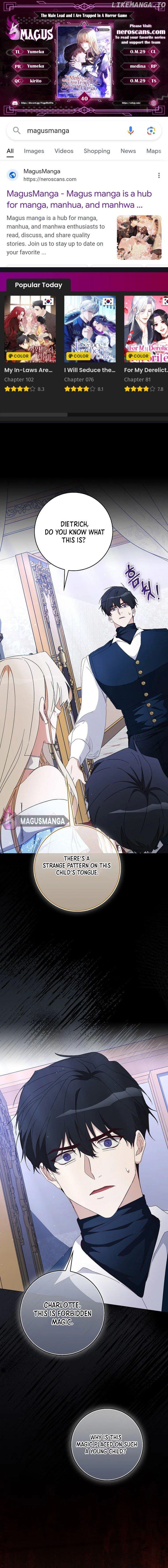 The Male Lead and I Are Trapped In A Horror Game Chapter 40 page 0