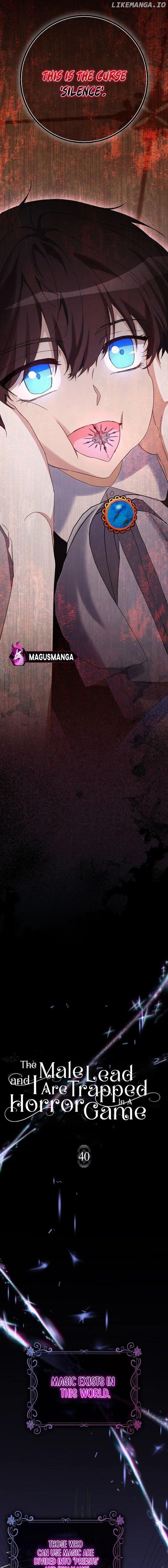 The Male Lead and I Are Trapped In A Horror Game Chapter 40 page 1